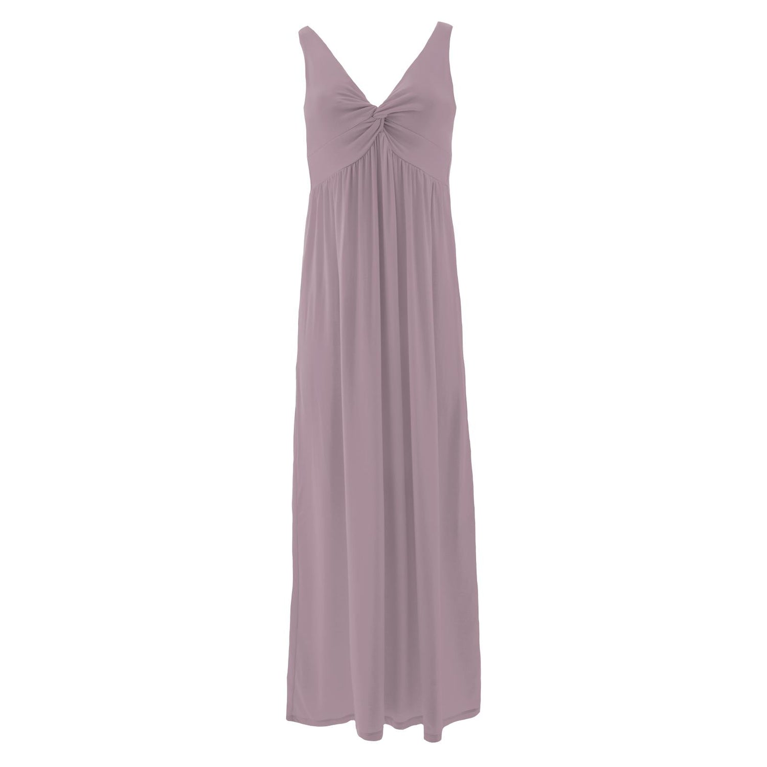 Women's Simple Twist Nightgown in Elderberry