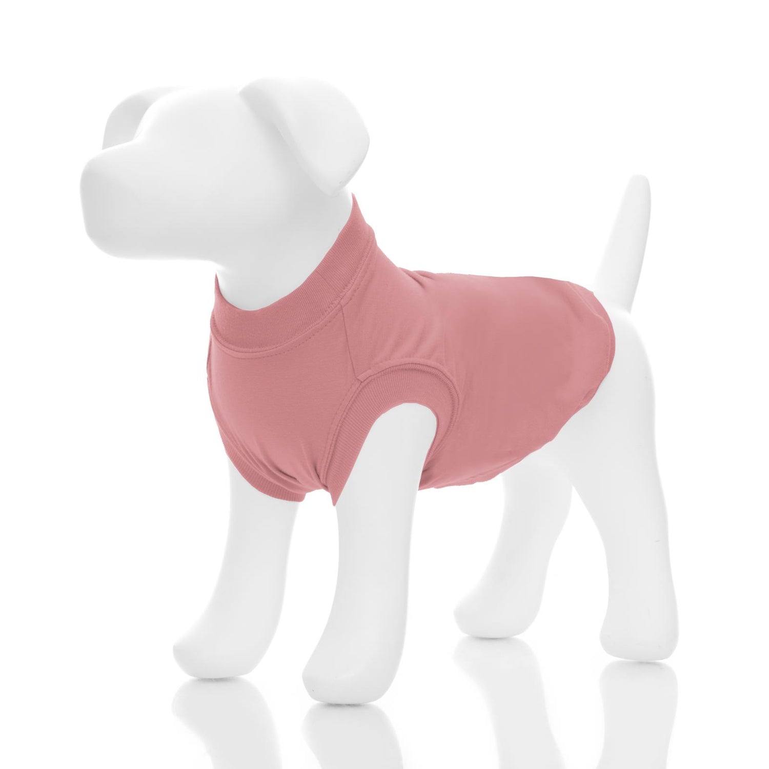 Luxe Sleeveless Dog Tee in Strawberry