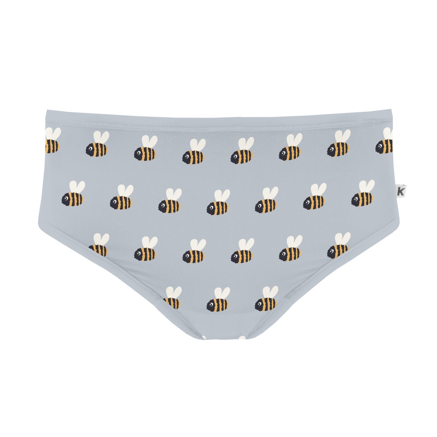 Women's Print Classic Brief in Pearl Blue Baby Bumblebee
