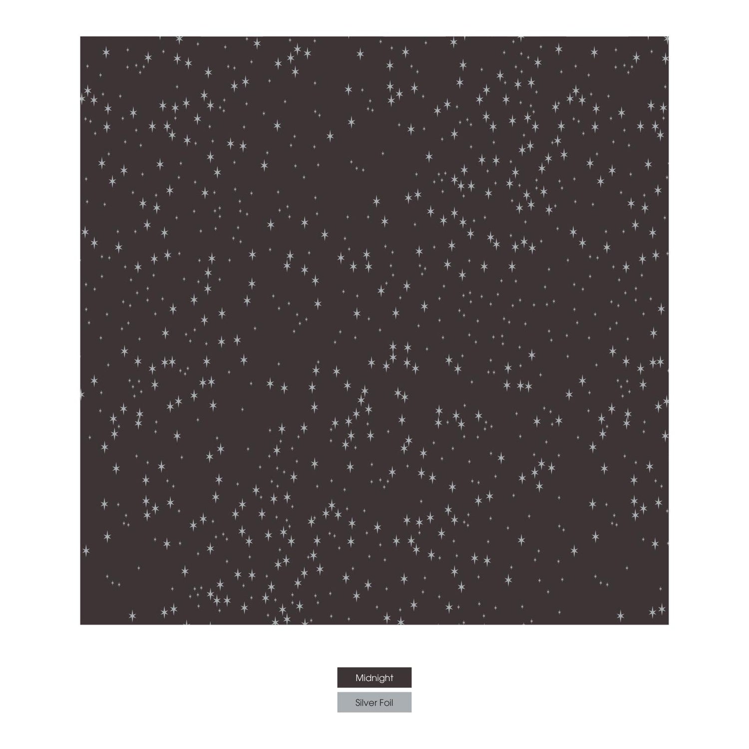 Print Sherpa-Lined Throw Blanket in Midnight Foil Constellations