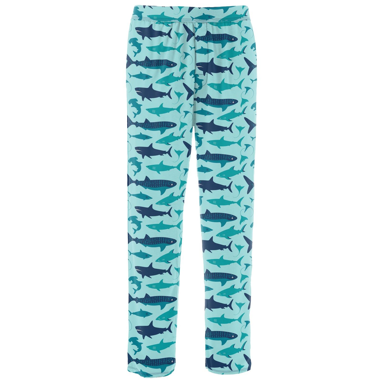 Men's Print Pajama Pants in Summer Sky Shark Week
