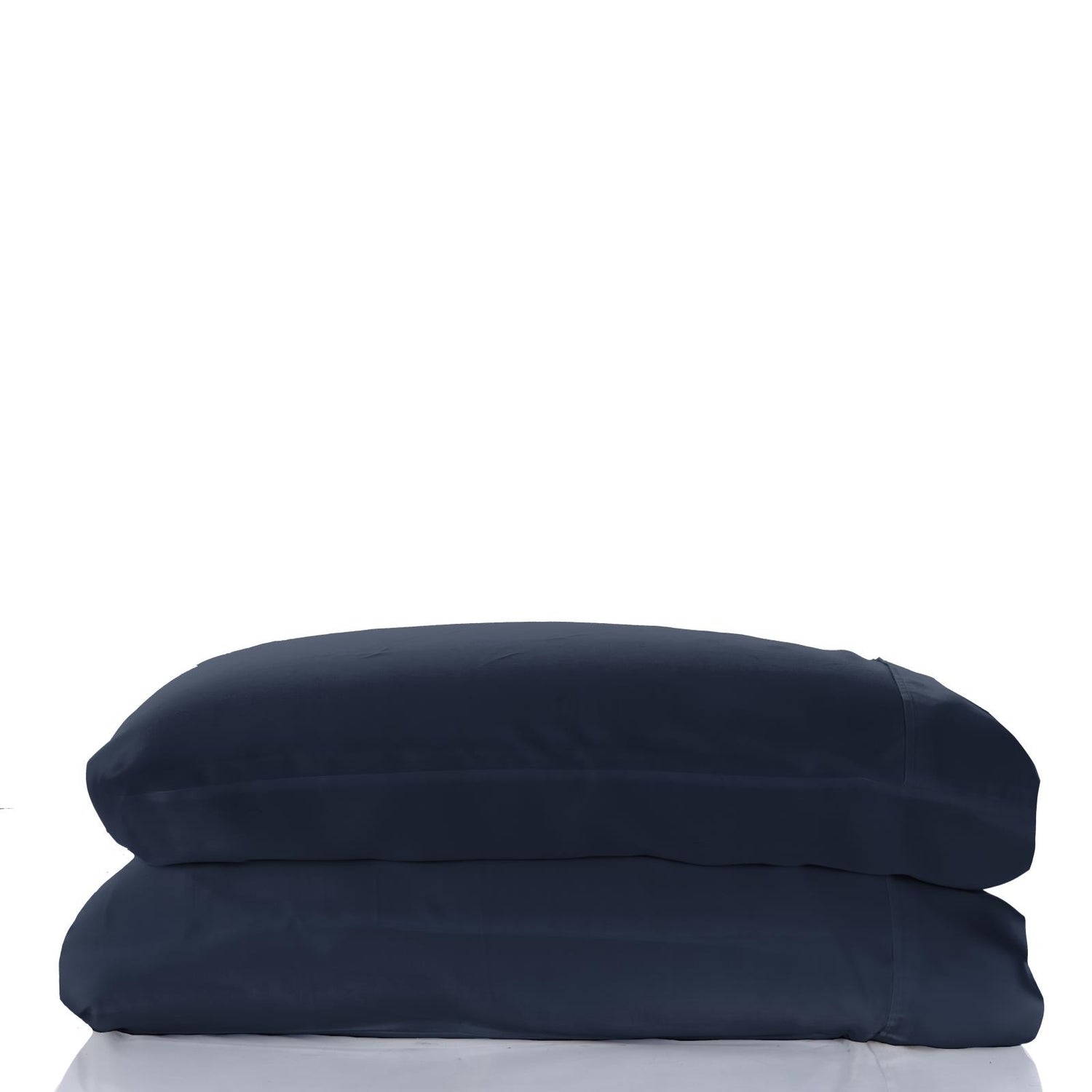 Woven Pillowcase Set in Suede Blue