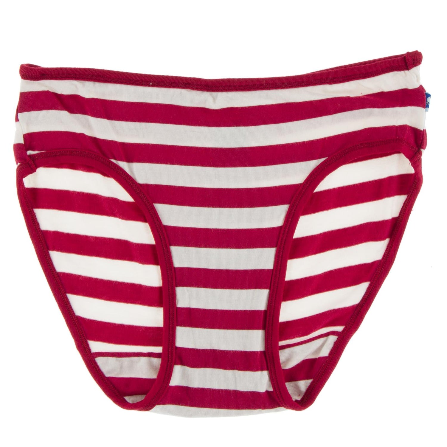Print Underwear in Candy Cane Stripe 2019 with Crimson Trim