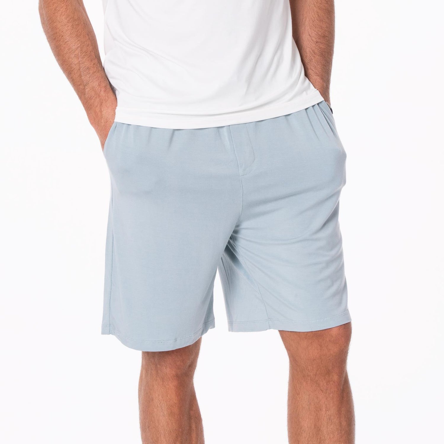 Men's Lounge Shorts in Pearl Blue
