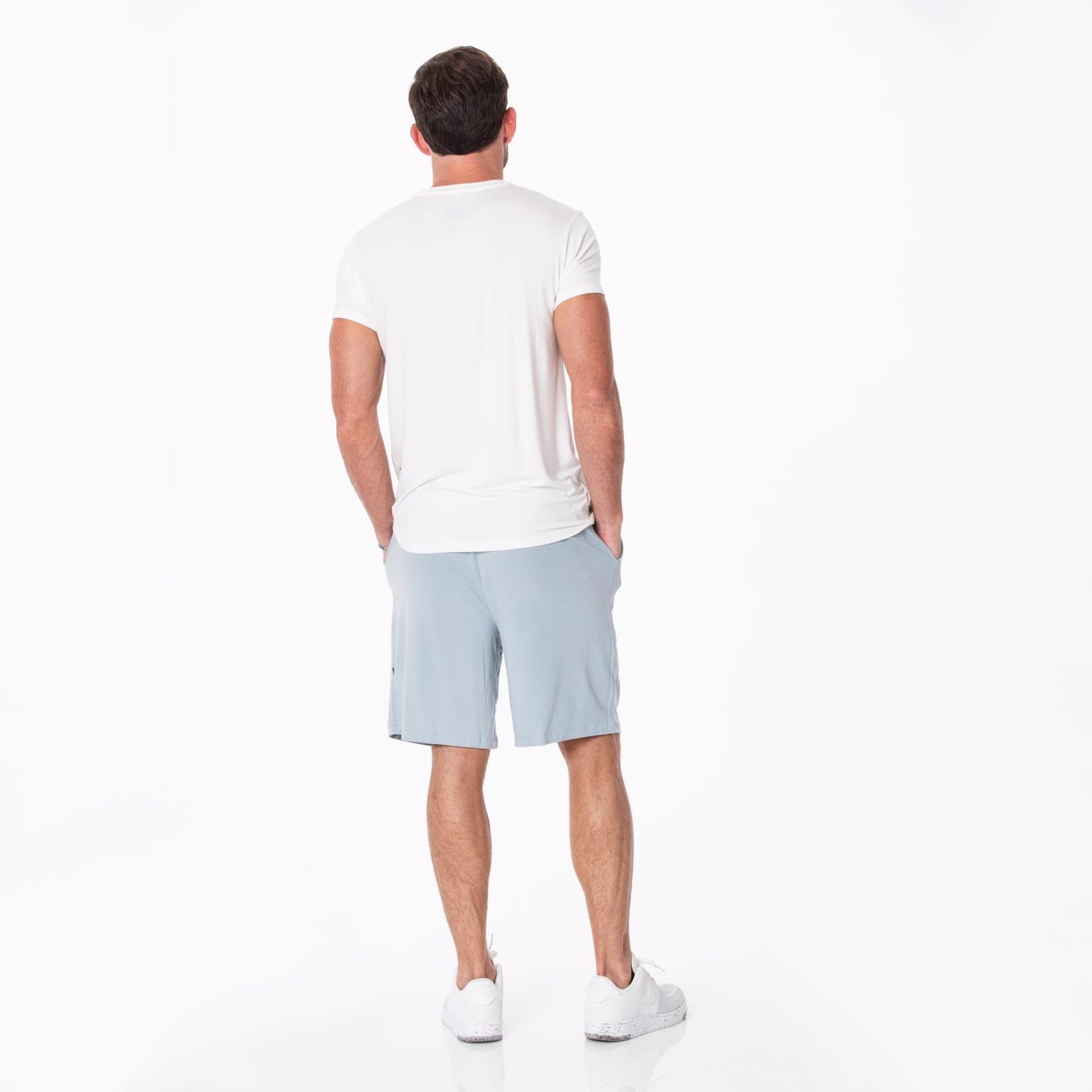 Men's Lounge Shorts in Pearl Blue