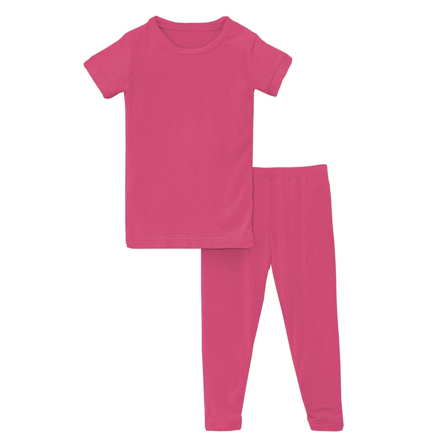 Short Sleeve Pajama Set in Flamingo