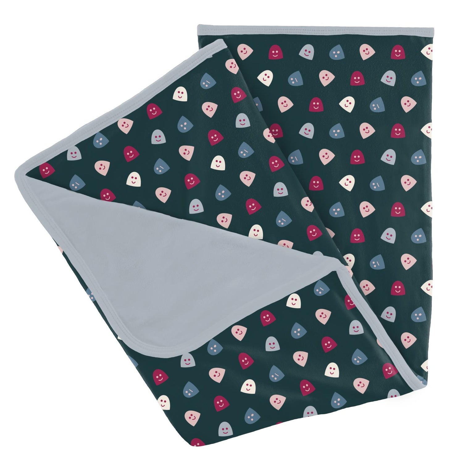 Print Stroller Blanket in Pine Happy Gumdrops