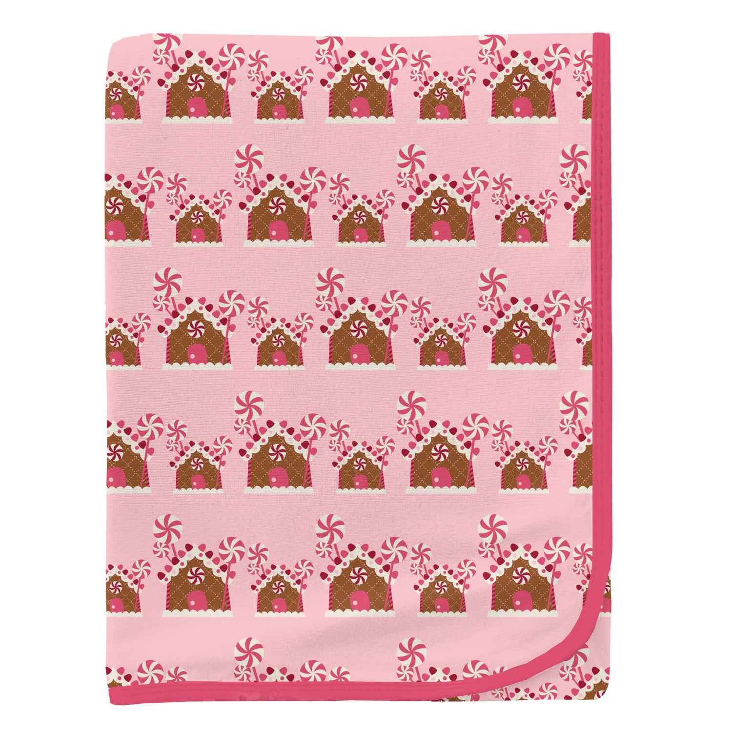 Print Swaddling Blanket in Lotus Gingerbread